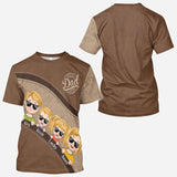 Daddy's Team Unbreakable Bond - Personalized Father All Over Shirt