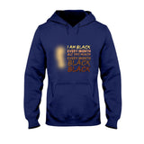 Blackity Black - Personalized African American T-shirt And Hoodie