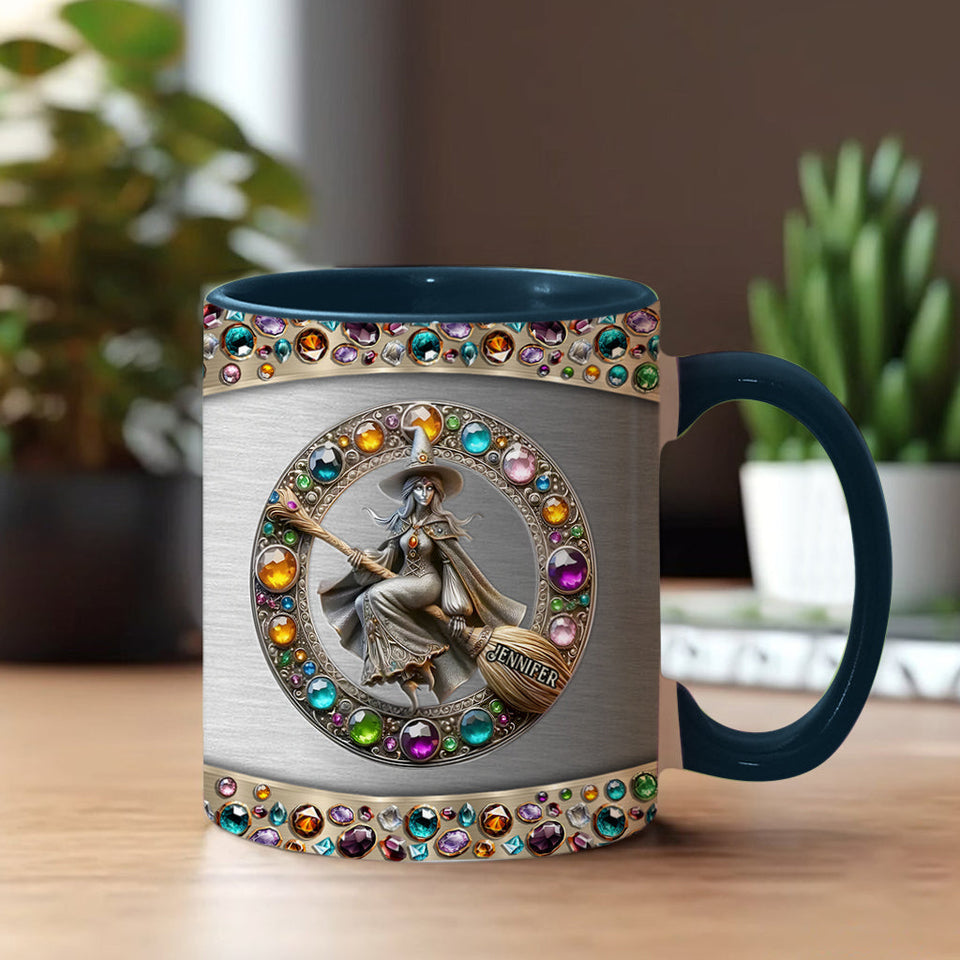 Beautiful Witch - Personalized Witch Accent Mug