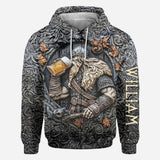 Viking Warrior Drinking Legend - Personalized Viking All Over Shirt