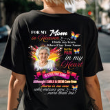 Pour mon âme, quel que soit mon titre au paradis, je cache mes larmes quand je prononce ton nom - T-shirt et sweat à capuche commémoratifs personnalisés