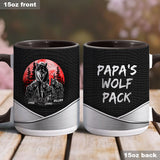 Papa Wolf - Personalized Grandpa Accent Mug