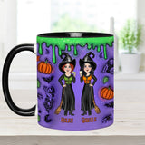 We're Not Sugar And Spice And Everything Nice - Personalized Bestie Accent Mug