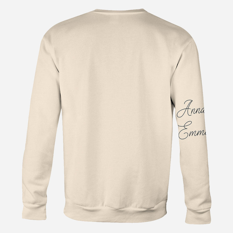 Heart Candy Flower BFF With Face Custom - Personalized Bestie All Over Shirt