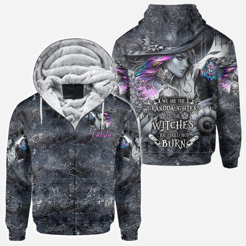 Flying High On Halloween Night - Personalized Witch All Over Shirt