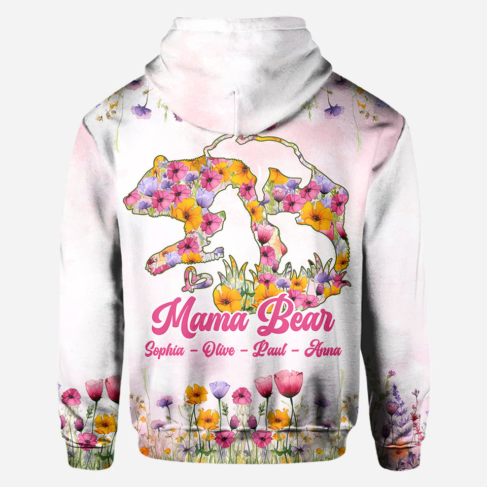 Mama Bear - Personalized Mother All Over Shirt