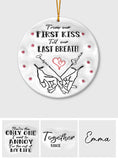 I Met You I Loved You - Personalized Couple Ornament