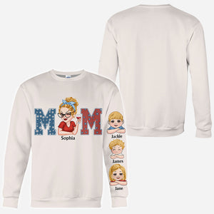 American Mama Any Title Vintage Retro Style - Personalized Mother All Over Shirt