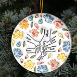 Hand Holding Love - Personalized Mother Ornament