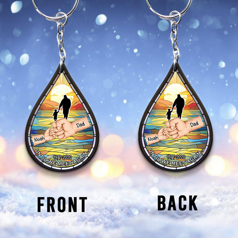 Until We Meet Again - Personalized Memorial Keychain