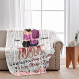 Watching You Be A Mom - Personalized Daughter Blanket