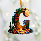 Camping Letter - Personalized Camping Ornament