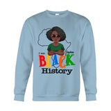 I Am Black History - Personalized African American T-shirt And Hoodie