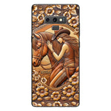 A Girl And Her Horse - Personalized Horse Phone Case