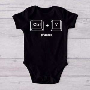Copy Paster - Personalized Father T-shirt And Baby Onesie