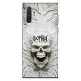 Beautiful White Skeleton - Personalized Skull Phone Case