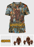 Grandpasquatch More Squatchy - Personalized Grandpa All Over Shirt