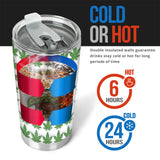 Inhale the Good Sh*t Exhale the Bullsh*t - Personalized Weed Tumbler