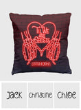 Til We Are Ghost - Personalized Couple Throw Pillow