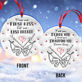 I Met You I Loved You - Personalized Couple Ornament