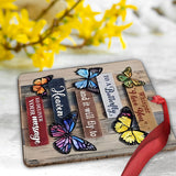 Whisper I Love You To A Butterfly - Personalized Memorial Ornament