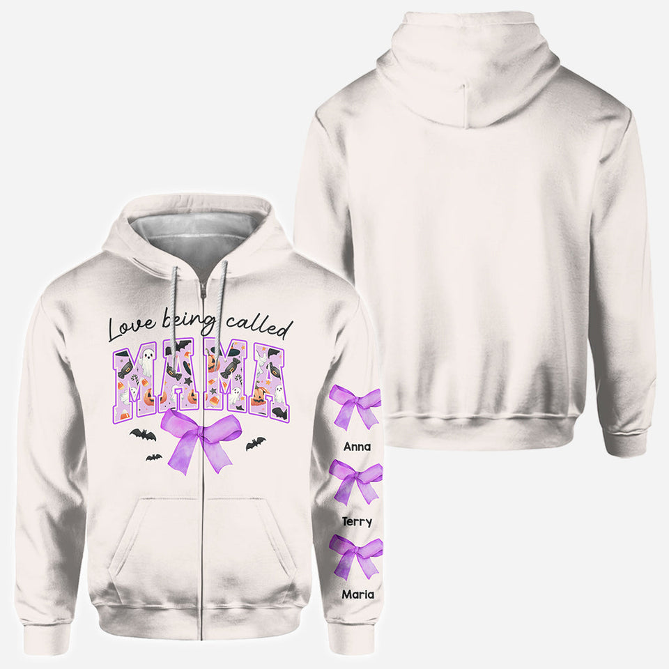 Coquette Halloween Mama - Personalized Mother All Over Shirt