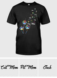 Dog Mom/ Cat Mom/ Pet Mom Colorful Dandelion - Personalized Dog T-shirt And Hoodie