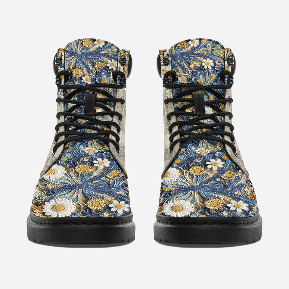Beautiful Butterfly - Personalized Butterfly All Season Boots