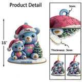 Mama Bear Christmas - Personalized Autism Awareness Ornament