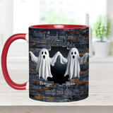 Ghost Friends - Personalized Bestie Accent Mug