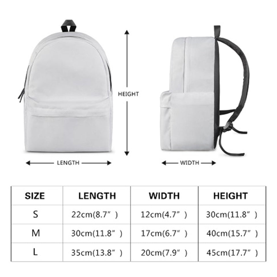 Wavy Check Back to School - Personalized Kid Backpack