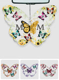Mother And Children Butterflies - Personalized Mother Transparent Car Ornament