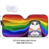 Pride Cat - Personalized Cat Car Sunshade
