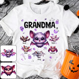 Grandma Of Littel Monsters - Personalized Grandma T-shirt And Hoodie