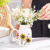 First Mom Now Grandma - Personalized Grandma Ceramic Flower Vase