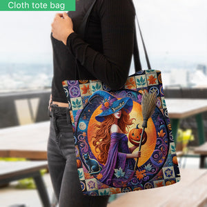 Beautiful Witch - Personalized Witch Tote Bag