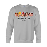 Besties & Co. Face Custom - Personalized Bestie T-shirt And Hoodie