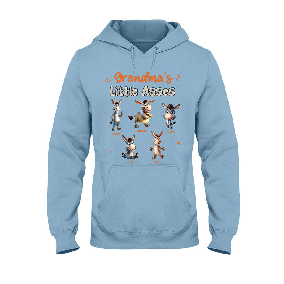 Grandma's Mom's Any Title Little Cuties - Personalized Grandma T-shirt And Hoodie