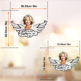 Forever In Our Heart - Personalized Memorial Window Hanging Suncatcher Ornament