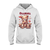 Grandma Bear - Personalized Grandma T-shirt And Hoodie