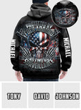 Protected by Fck Around and Find out Surveillance - Personalized Skull All Over Shirt