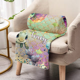 Cute Turtles - Personalized Turtle Blanket