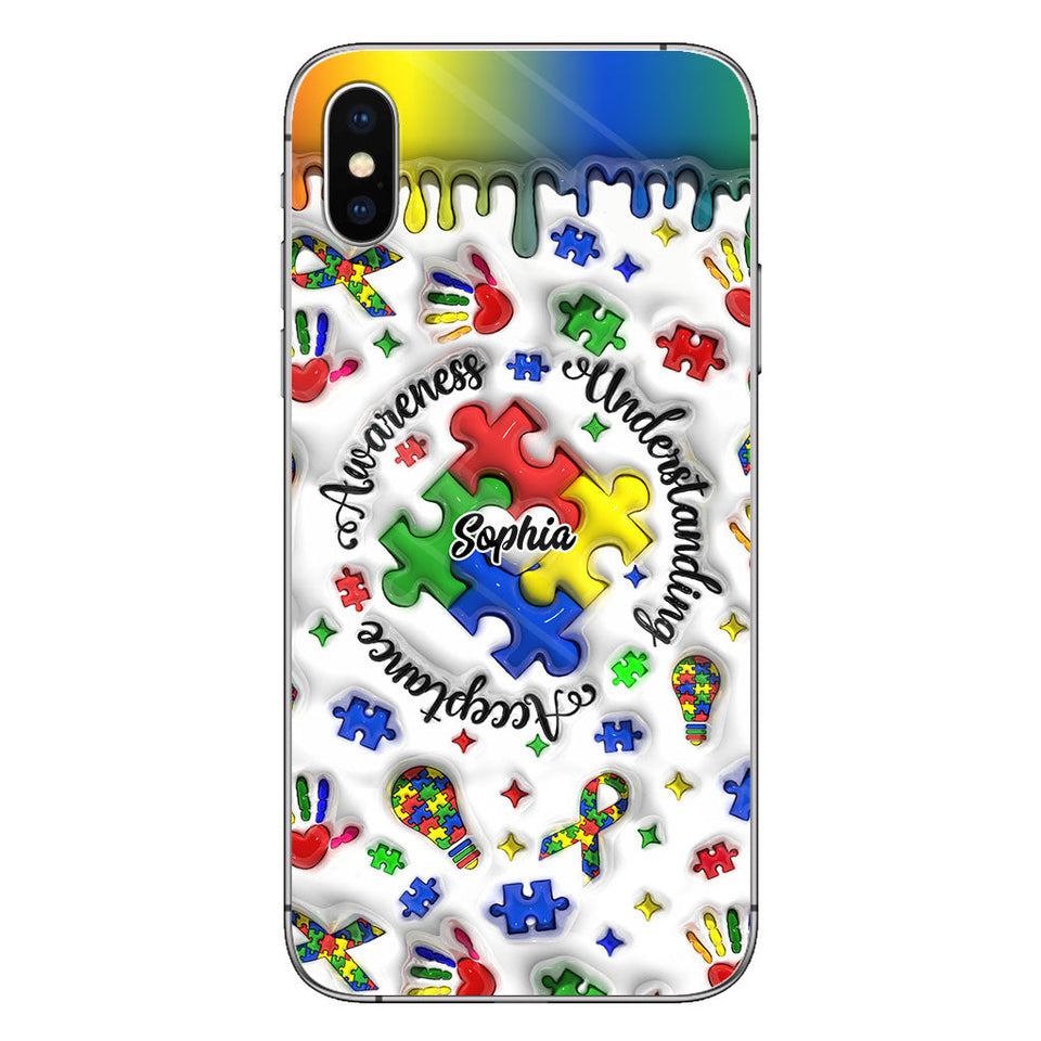 Sensibilisation à l'autisme - Coque de téléphone personnalisée pour la sensibilisation à l'autisme