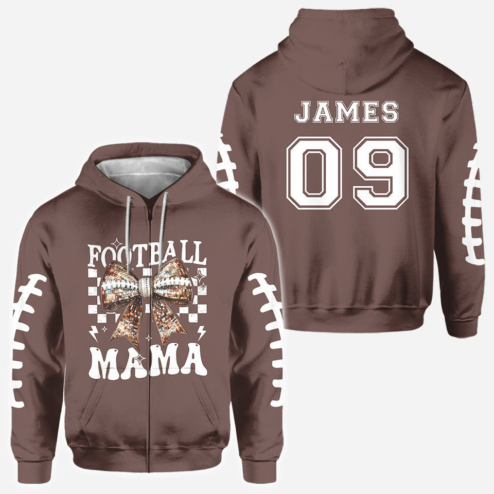 Football Mama - Personalized Football All Over Shirt