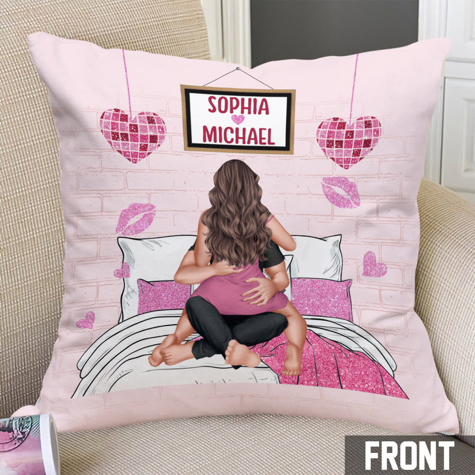 In My Lover Era - Personalized Couple Throw Pillow