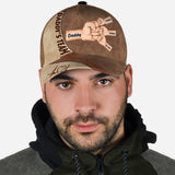 Daddy's Team Fist Bump - Personalized Father Classic Cap