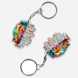 I Am Brave Bruised This Is Me Lion Pride - Personalized LGBT Support Custom Shaped Keychain