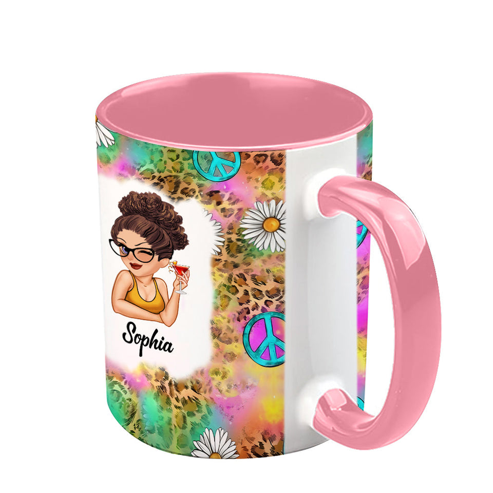 Hippie Soul Western Style - Personalized Hippie Accent Mug