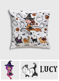 Cat Mom - Personalized Cat Throw Pillow