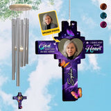 God Has You In His Arm, I Have You In My Heart - Personalized Memorial Wind Chime